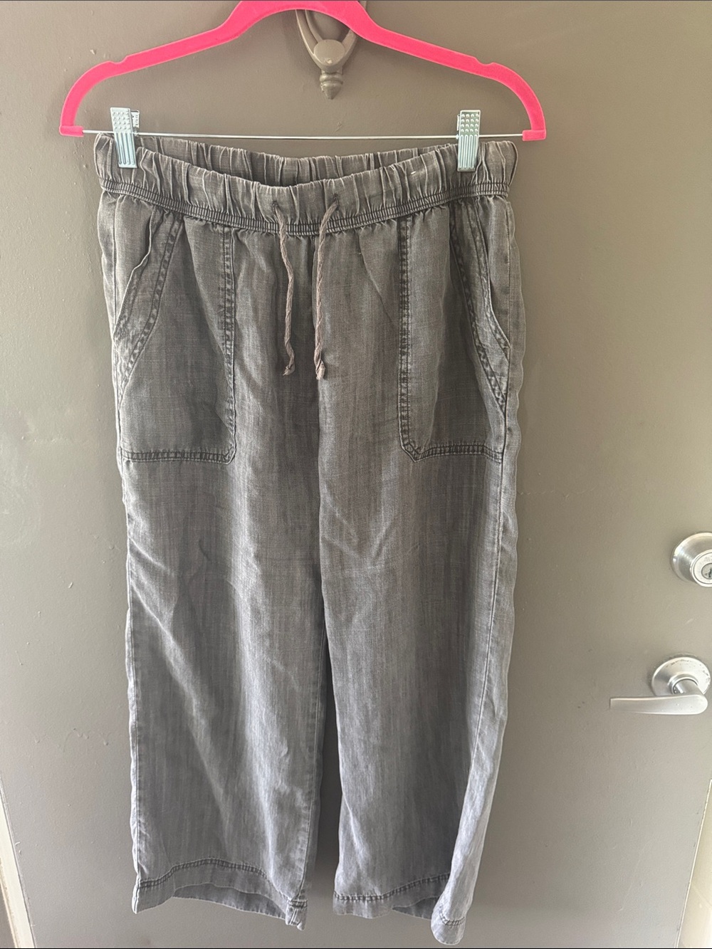 Splendid Women’s Casual Elastic-Waist Blend Pants - Gray
